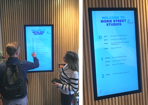 The Digital Directories billboard system